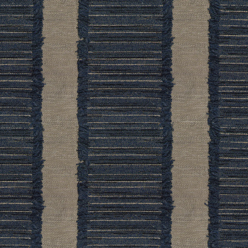 Woven Jacquard Upholstery Fabric with Striated Bands 4 Colors